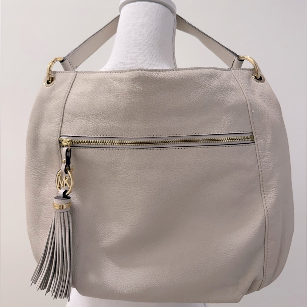 Michael Kors charm Tassel leather shoulder